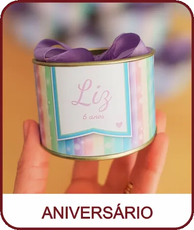 Tubolata personalizada para aniversário