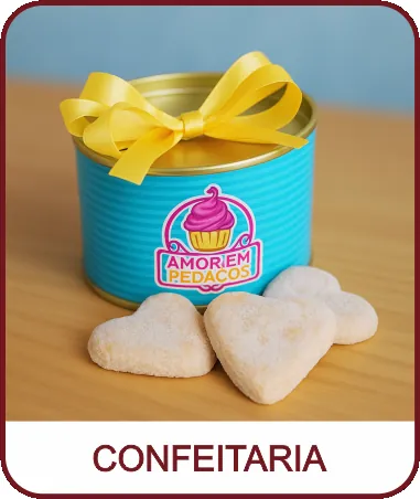 Tubolata personalizada para confeitaria